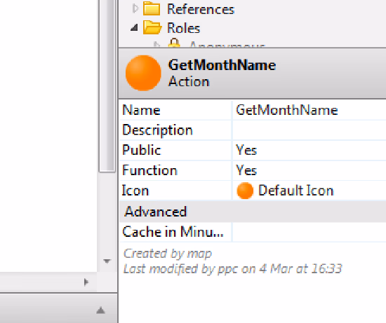 visual model properties